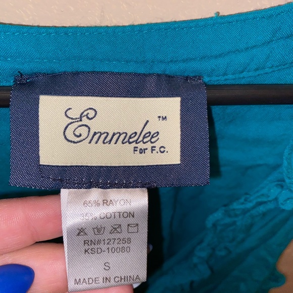 Turquoise dress - Picture 3 of 3